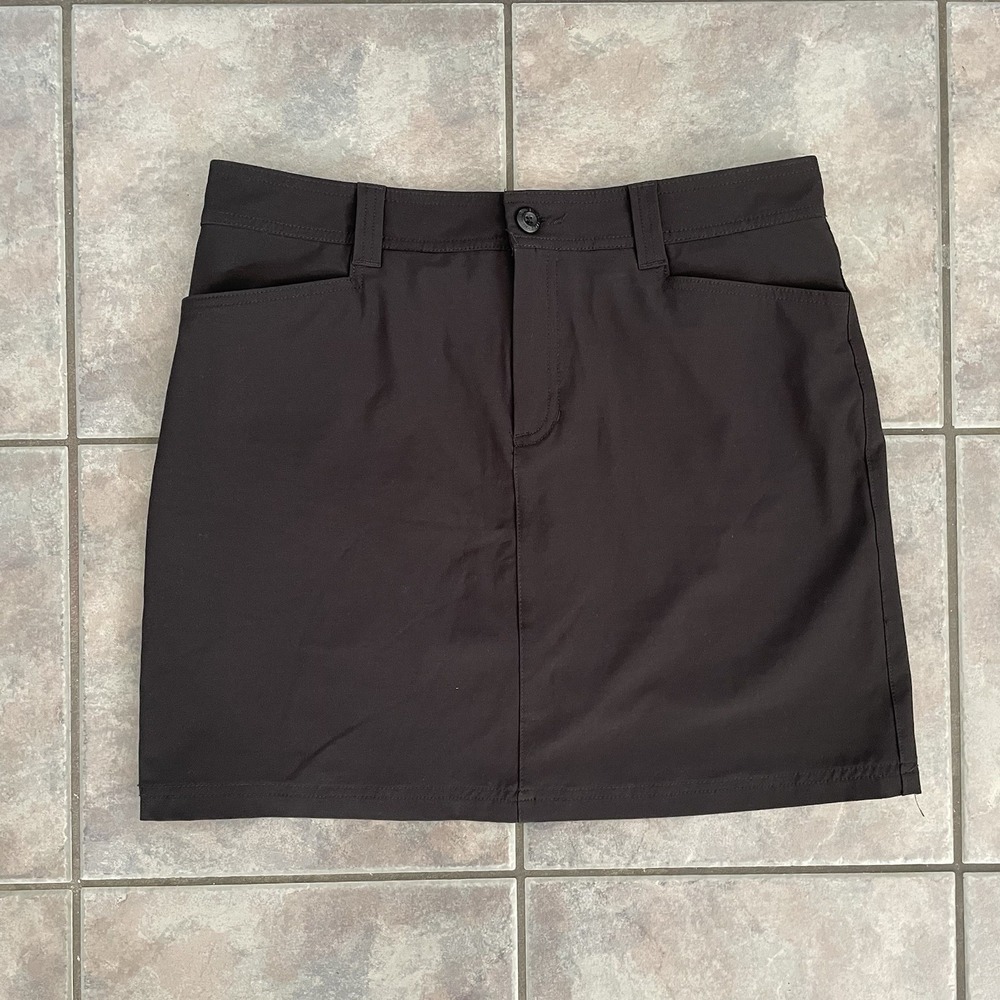 Eddie Bauer Skort Womens Sz 10 Adventurer 2.0 Hiking Outdoor Athleisure Black